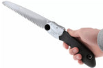 Scie pliante d'élagage Silky Pocketboy 340-17 lame droite manche caoutchouc noir 20cm