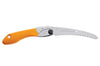 Scie pliante d'élagage Silky Pocketboy 726-17 lame courbée manche caoutchouc jaune 20cm