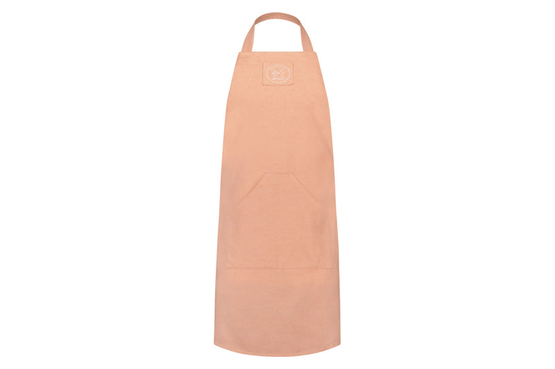 Tablier de cuisine Witloft en coton recyclé - Saumon