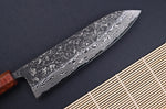 Couteau gyuto 21cm japonais artisanal Masashi Yamamoto SLD Kuro damas