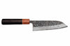 Couteau santoku 16,5cm japonais artisanal Masashi Yamamoto SLD Kuro damas