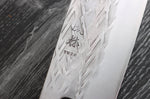 Couteau nakiri 16,5cm japonais artisanal Yuzo SLD olivier et cognassier