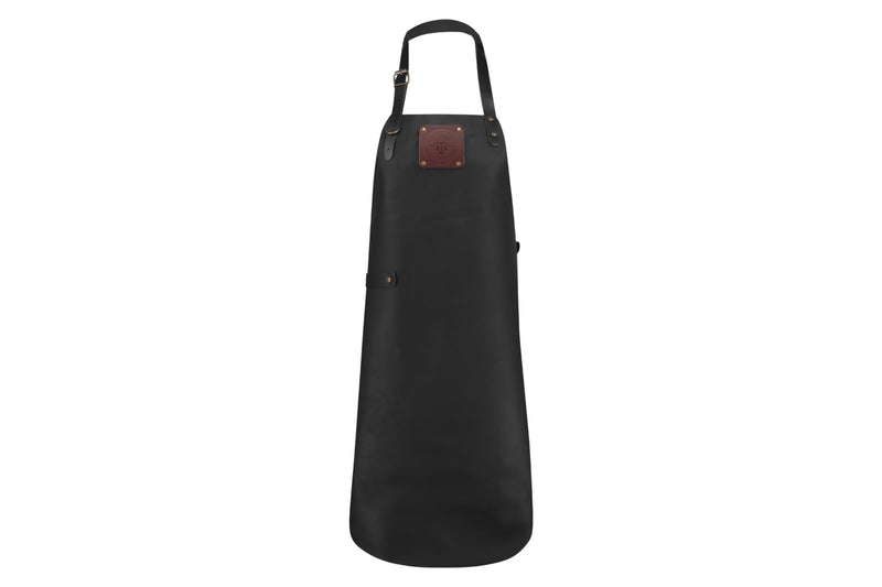 Tablier de cuisine artisanal en cuir Witloft Buffalo Collection - Noir