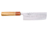 Couteau nakiri 16,5cm japonais artisanal Yuzo SLD olivier et cognassier