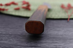 Couteau d'office japonais artisanal Wusaki Yaketa AUS10 damas 8cm