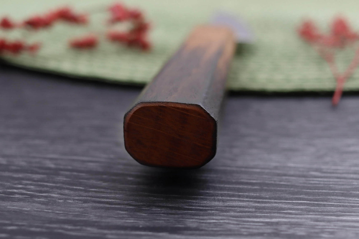 Couteau d'office japonais artisanal Wusaki Yaketa AUS10 damas 8cm
