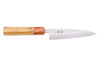 Couteau universel 13,5cm japonais artisanal Yuzo SLD olivier et cognassier