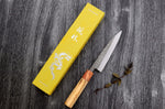 Couteau universel 13,5cm japonais artisanal Yuzo SLD olivier et cognassier