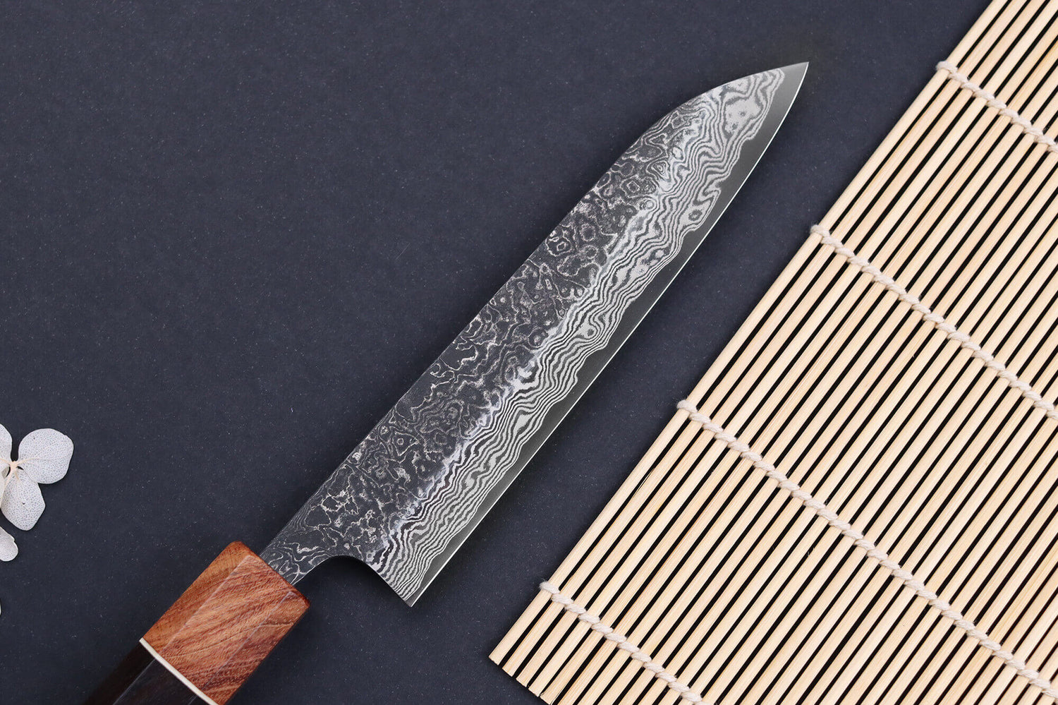 Couteau universel 15cm japonais artisanal Masashi Yamamoto SLD Kuro damas