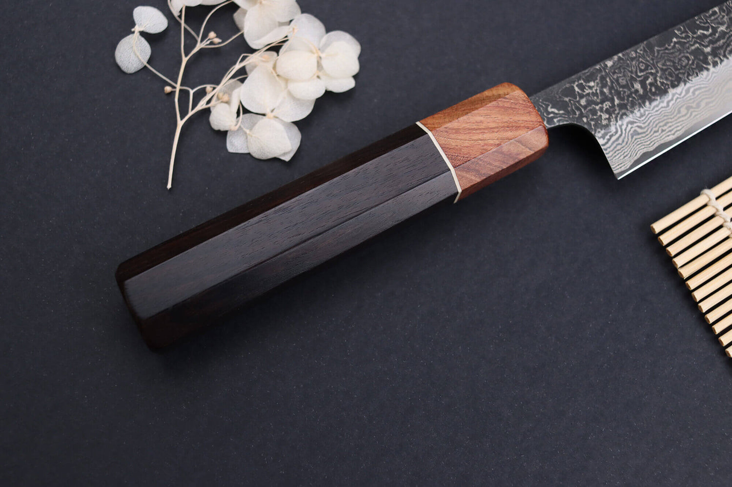 Couteau universel 15cm japonais artisanal Masashi Yamamoto SLD Kuro damas
