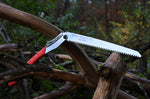 Scie pliante d'élagage Silky Bigboy 354-36 lame droite manche caoutchouc rouge 40,5cm