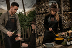 Tablier de cuisine artisanal en cuir Witloft Buffalo Collection - Noir