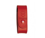 Etui cuir rouge Victorinox pour couteaux suisses 9,1cm - 6 à 14 pièces