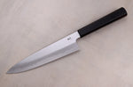 Couteau de chef japonais artisanal Kagekiyo Yoshikazu Tanaka Damas Aogami 21cm + Saya