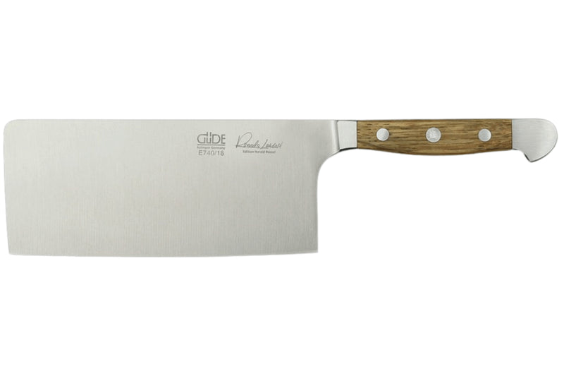 Couperet Güde Alpha Chêne 18cm en acier forgé