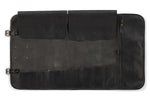 Trousse artisanale en cuir pleine fleur Witloft Buffalo Collection 17 emplacements - Noir