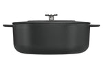Cocotte Combekk Sous-chef Dutch Oven en fonte émaillée noire - 28cm