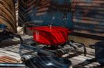 Cocotte Combekk Sous-chef Dutch Oven en fonte émaillée rouge - 28cm