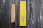 Couteau sujihiki 27cm japonais artisanal Yuzo SLD olivier et cognassier