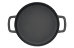 Poêlon Combekk Sous-chef en fonte émaillée noire - 24cm