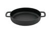 Poêlon Combekk Sous-chef en fonte émaillée noire - 24cm