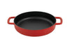 Poêlon Combekk Sous-chef en fonte émaillée rouge - 24cm