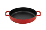 Poêlon Combekk Sous-chef en fonte émaillée rouge - 24cm