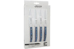 Coffret de 4 couteaux à steak Arcos The Origin manche micarta bleu
