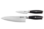 Coffret 2 couteaux Wusaki Fujiko Black 10CR Chef + Office
