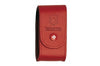 Etui cuir rouge Victorinox pour couteaux suisses 9,1cm - 15 à 23 pièces
