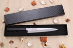 Couteau sujihiki japonais artisanal Kagekiyo Suri Urushi 21cm