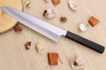 Couteau de chef japonais artisanal Kagekiyo Suri Urushi 24cm