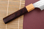 Couteau sujihiki kiritsuke japonais artisanal martelé Yu Kurosaki senko 24cm acier SG2