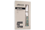 Coffret de 6 couteaux à steak/pizza Arcos lame dentelée 11cm manche bois bleu