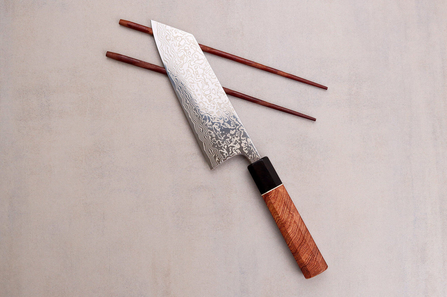 Couteau bunka 16,5cm japonais artisanal Masashi Yamamoto SLD damas