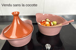 Couvercle tajine Cookut en céramique pour L'Incroyable cocotte 24cm + livret de recettes