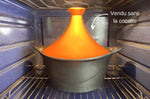 Couvercle tajine Cookut en céramique pour L'Incroyable cocotte 28cm + livret de recettes