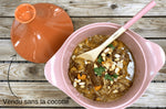 Couvercle tajine Cookut en céramique pour L'Incroyable cocotte 28cm + livret de recettes