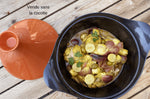 Couvercle tajine Cookut en céramique pour L'Incroyable cocotte 24cm + livret de recettes