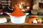 Couvercle tajine Cookut en céramique pour L'Incroyable cocotte 24cm + livret de recettes
