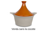 Couvercle tajine Cookut en céramique pour L'Incroyable cocotte 24cm + livret de recettes
