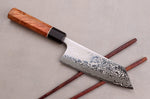 Couteau ko-bunka 13,5cm japonais artisanal Masashi Yamamoto SLD damas