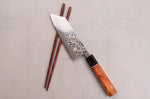 Couteau ko-bunka 13,5cm japonais artisanal Masashi Yamamoto SLD damas
