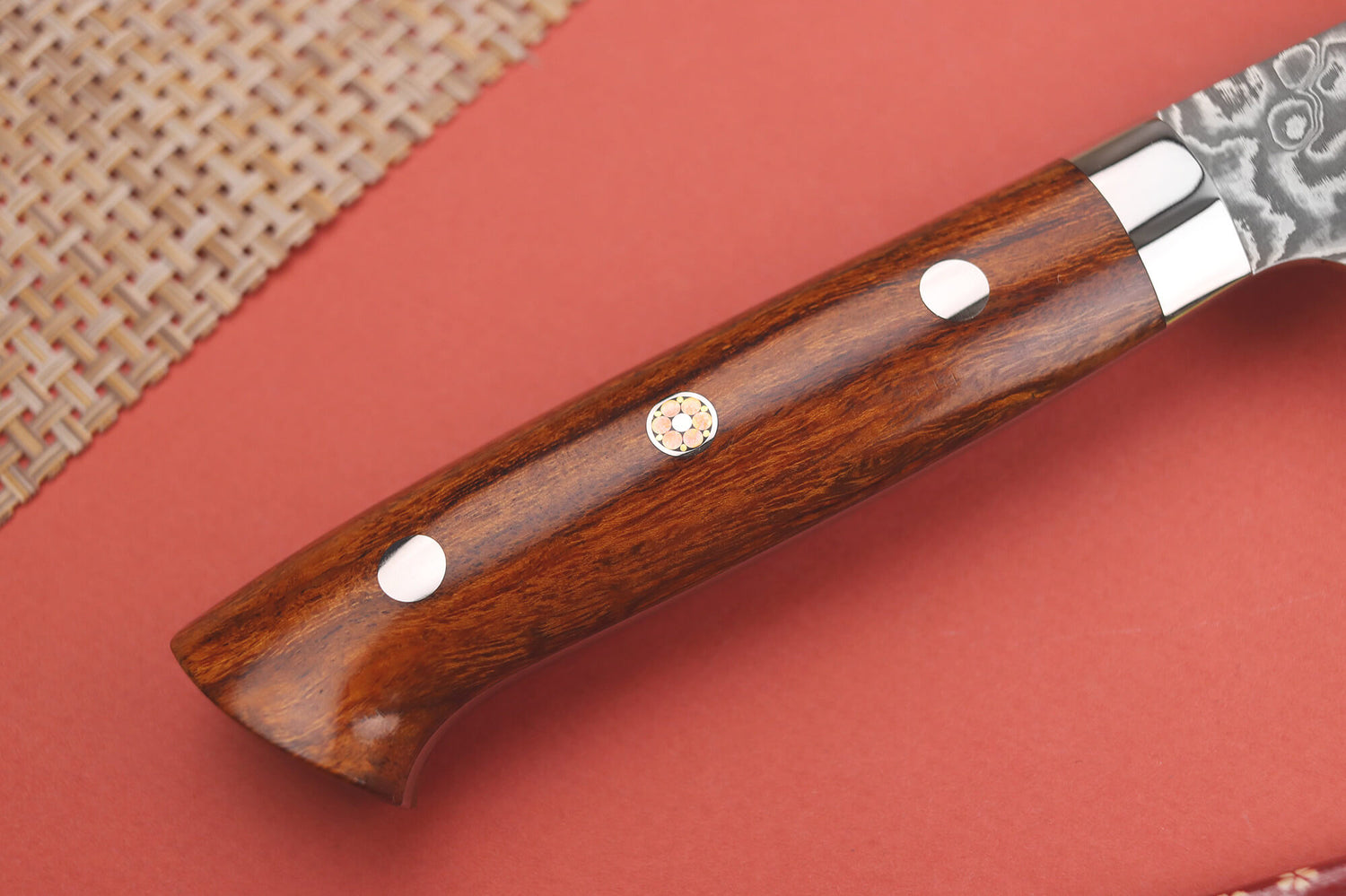 Couteau sujihiki japonais Takeshi Saji R2 Damas Mosaïque 24cm