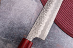 Couteau sujihiki japonais artisanal Tsunehisa Aogami Super martelé 27cm