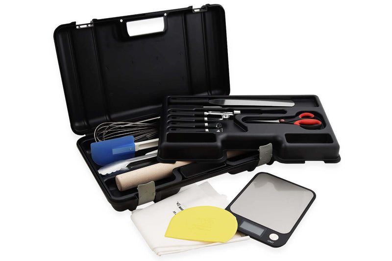 Mallette spéciale CAP/BEP Cuisine Fischer Bargoin 18 ustensiles + cadenas et balance
