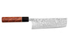 Couteau nakiri 16,5cm japonais artisanal Masashi Yamamoto SLD damas