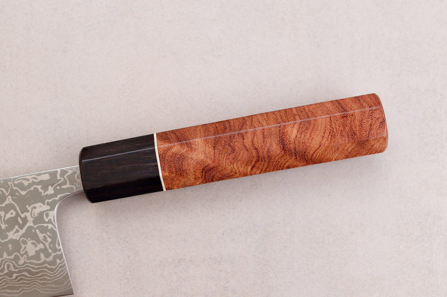 Couteau nakiri 16,5cm japonais artisanal Masashi Yamamoto SLD damas