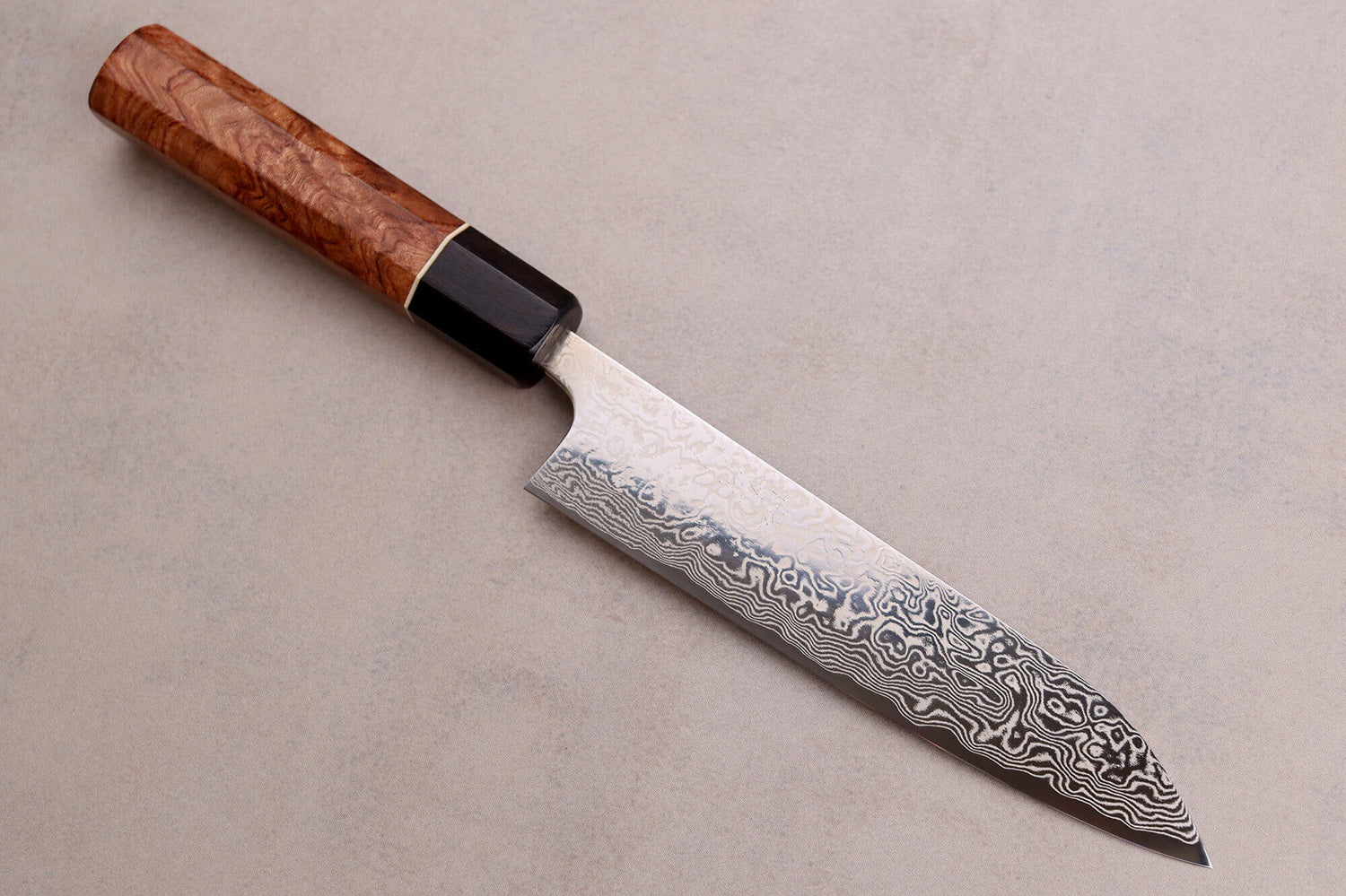 Couteau universel 15cm japonais artisanal Masashi Yamamoto SLD damas