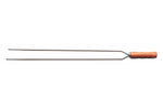 Brochette double Tramontina Churrasco en inox et bois 75cm